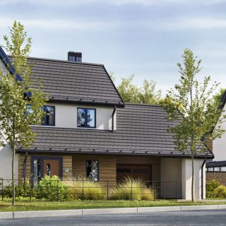 Street of new houses